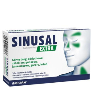 Sinusal Extra, tabletki powlekane, 60 sztuk
