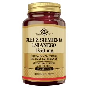 SOLGAR OLEJ Z SIEMIENIA LNIANEGO - 90 kaps.