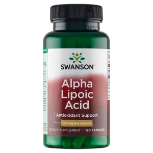 SWANSON ALA Kwas alfa liponowy 100 mg, 120 kapsułek