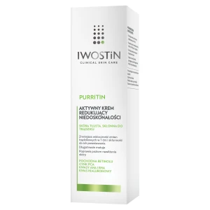 Iwostin Purritin Aktywny krem na dzień eliminujący niedoskonałości, 40 ml