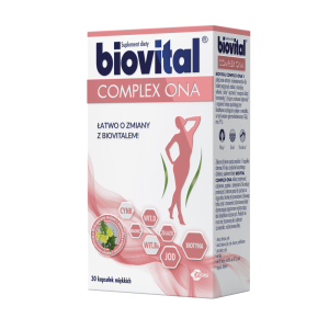 Biovital Complex ONA, 30 kaps., cena, opinie, wskazania