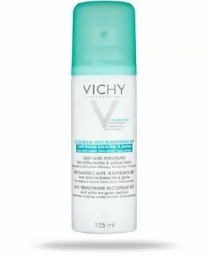 Vichy antyperspirant w sprayu 48H przeciw śladom na ubraniach 125 ml