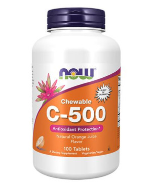 Now Foods Witamina C-500, 100 past. do ssania, cena, opinie, dawkowanie