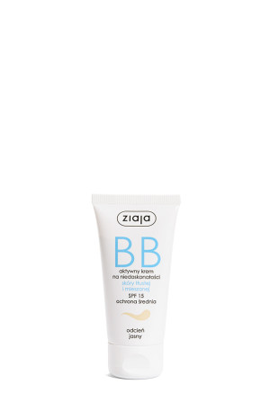 ZIAJA BB Krem na niedoskonałości skóry tłustej i mieszanej SPF15 odcień jasny - 50 ml