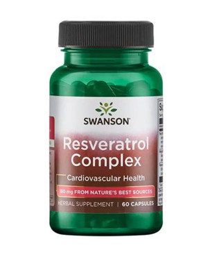 Swanson Resveratrol Complex, kapsułki, 60 sztuk