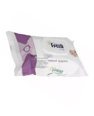 Fresh Baby Sensitive Chusteczki nawilżane, 120 szt., cena, wskazania, właściwości