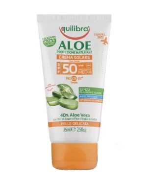 Equilibra Aloesowy SPF50+ krem przeciwsłoneczny 75 ml