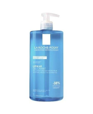 La Roche-Posay Lipikar Gel, kojący i ochronny żel do mycia twarzy i ciała, 1000 ml