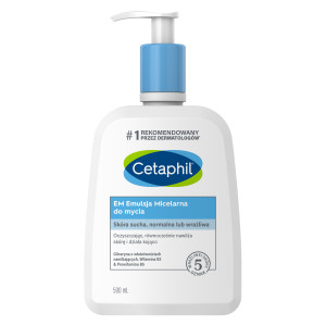 Cetaphil EM, emulsja micelarna do mycia, 500 ml