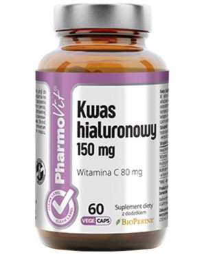 PharmoVit kwas hialuronowy 150 mg - 60 kaps. - cena, opinie, stosowanie
