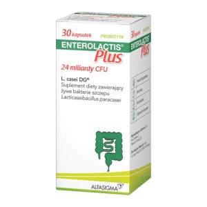 Enterolactis Plus, kapsułki, 30 sztuk
