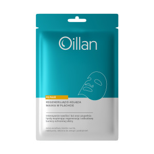 Oillan Repair, regenerująco-kojąca maska w płachcie, 1 sztuka