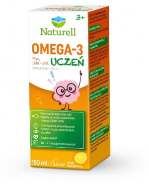 Naturell Omega 3 Uczeń, 150 ml