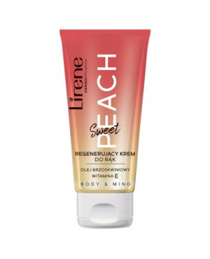 Lirene Body & Mind Regenerujący krem do rąk sweet peach, 50 ml