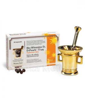 BIO-WITAMINA D3 PEARLS 75µg - 40 kaps.