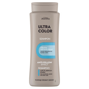 Joanna Ultra Color, Szampon do włosów chłodne odcienie blond, 400 ml