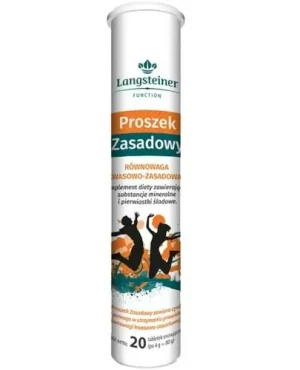 Langsteiner Proszek Zasadowy 20 tabletek musujących