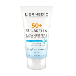 Dermedic Sunbrella Ultralekki krem SPF 50+ skóra naczyniowa i nadreaktywna, 40 ml