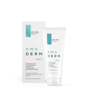AMADERM ATOPIC Lekki Krem emolientowy do twarzy i ciała, 200 ml