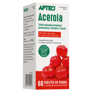 Acerola, 60 tabletek do ssania