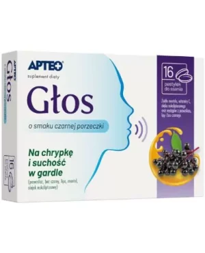 Apteo Głos 16 pastylek do ssania