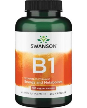 SWANSON Witamina B-1 100 mg - 250 kapsułek