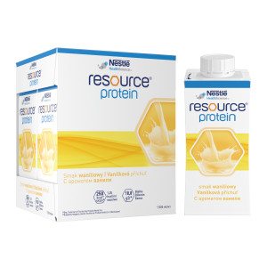 Resource Protein, płyn, smak waniliowy, 4 x 200 ml