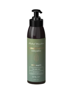Herbal Meadow Odżywka Mięta do włosów przetłuszczających, 400 ml