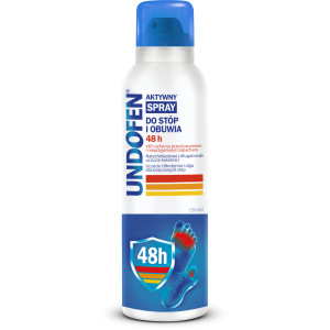Undofen, Aktywny Spray do stóp i obuwia 48 h, 150 ml