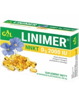 Linimer NNKT D3 2000 IU 60 kapsułek