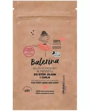 Flos-Lek Balerina ałun potasowy w proszku do stóp, dłoni i ciała 25 g