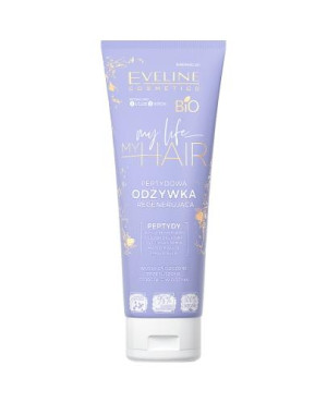 Eveline Cosmetics My Life My Hair Peptydowa Odżywka regenerująca do włosów zniszczonych i przesuszonych, 250 ml