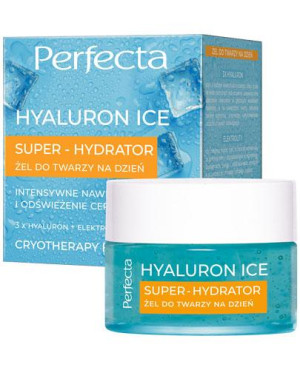 PERFECTA Hyaluron Ice Krem-Żel do Twarzy na Dzień, 50 ml