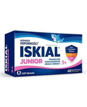 Iskial Junior, kapsułki do żucia, 60 sztuk