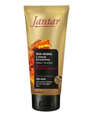 Jantar Duo-maska z esencją bursztynową do włosów bardzo zniszczonych, 200 ml