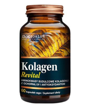 Doctor Life Kolagen Revital, 60 kaps., cena, opinie, wskazania