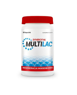 Multilac, Synbiotyk, kapsułki, 50 sztuk
