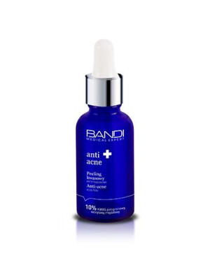 BANDI MEDICA EXPERT Anti-Acne, peeling kwasowy antytrądzikowy 10% kwas pirogronowy, salicylowy i migdałowy, 30 ml