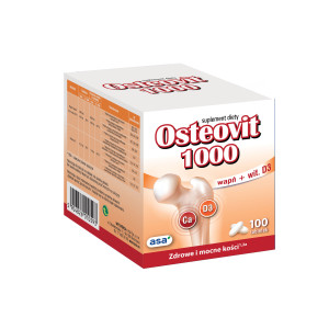 OSTEOVIT 1000, wapń na osteoporozę, 100 tabl.