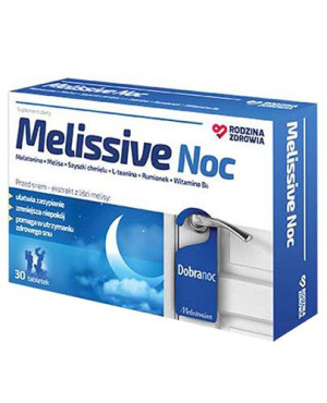 Rodzina Zdrowia Melissive Noc, tabletki, 30 sztuk