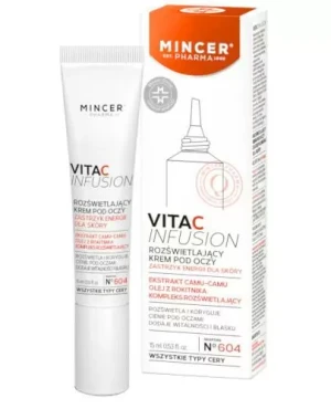 Mincer Pharma Vita C Infusion N604 rozświetlający krem pod oczy 15 ml