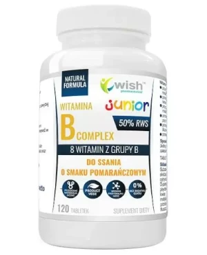 Wish Witamina B Complex Junior 120 tabletek do ssania
