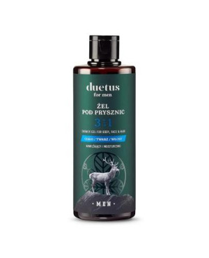 Duetus for Men Nawilżajcy żel pod prysznic 3w1, 300 ml