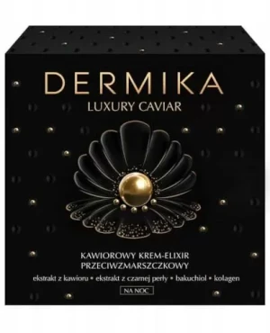 Dermika Luxury Caviar Kawiorowy krem-eliksir przeciwzmarszczkowy na noc 50 ml