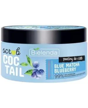 Bielenda Coctail Scrub regenerujący peeling do ciała blue matcha + blueberry 350 g
