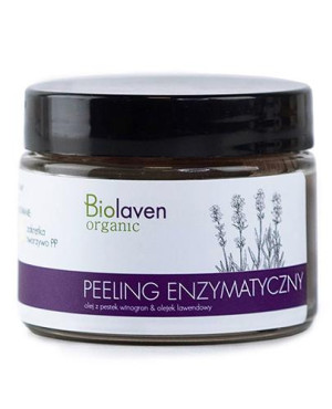 BIOLAVEN Peeling enzymatyczny Olej z Pestek Winogron & Olejek Lawendowy,45 m