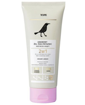 YOPE Creamy Amber Kremowy żel pod prysznic, odżywczo-kojący, 200 ml