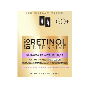 AA Retinol Intensive 60+ aktywny krem na dzień redukcja zmarszczek+regeneracja, 50 ml