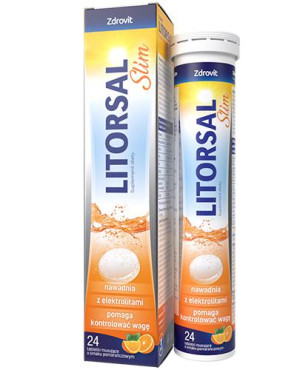 Zdrovit Litorsal Slim, 24 tabletki musujące