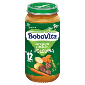 BOBOVITA Warzywna potrawka z wołowiną 1-3 lata - 250 g - cena, opinie